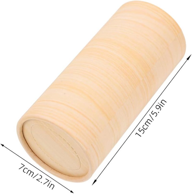 كابيلوك 4 قطع حامل علب المناديل الخشبية للسيارة حامل أكواب قابلة لإعادة التعبئة مناسب لموزع المناديل - Image 2